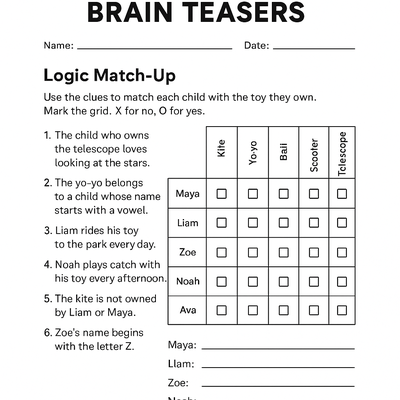 Brain Teasers Puzzle thumbnail