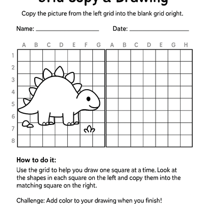 Grid Copy & Drawing Puzzle thumbnail