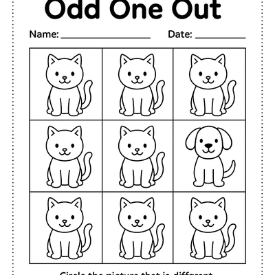 Odd One Out Puzzle thumbnail