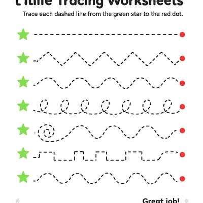 Line Tracing Worksheets Activity Sheet thumbnail